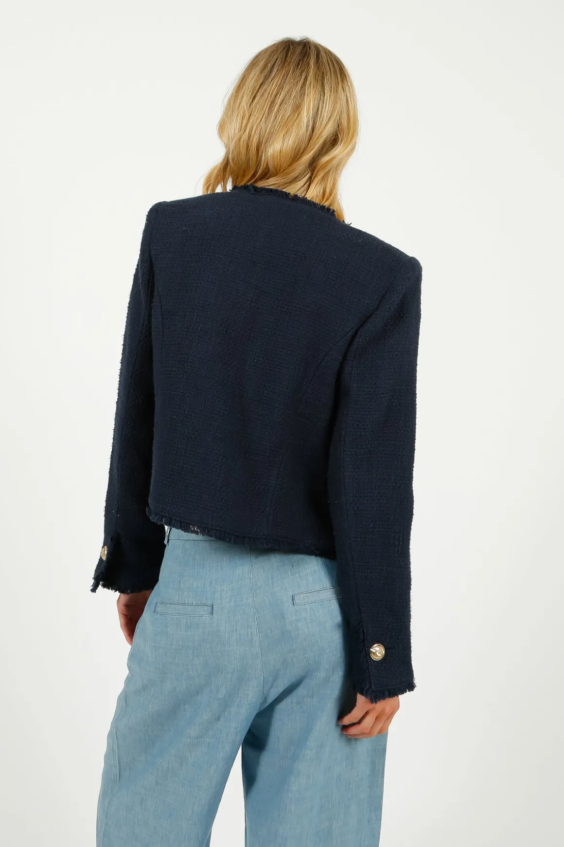 5A7 Christie Jacket in Navy