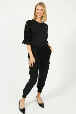 5A7 Giles Pant in Black