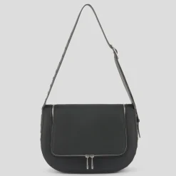 AH Vere New Shoulder Bag with Studs in Black