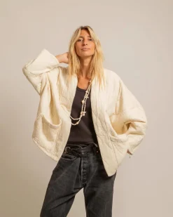 AOKYANOS Chicago Jacket in Creme