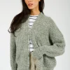 AV East 19 Open Cardigan in Tortue Melange
