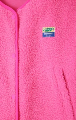 AV Hoki Fleece in Pink Acid