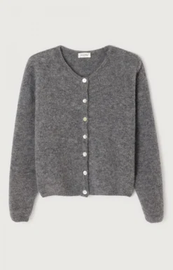 AV Vitow Cardi in Steel Melange