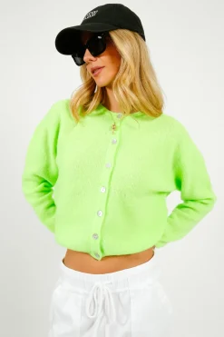 AV Vitow Knit Cardi in Apple Fluro