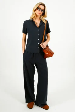 BD Smocked Waist Wide Leg in Endless Sea