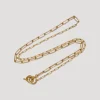 BON BON Paper Clip Chain in Gold