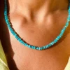 BON BON Turquoise Fire Opal Necklace