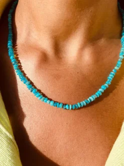 BON BON Turquoise Fire Opal Necklace
