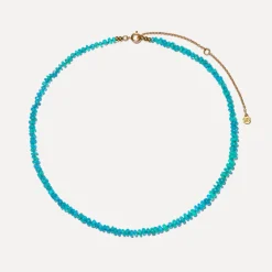 BON BON Turquoise Fire Opal Necklace