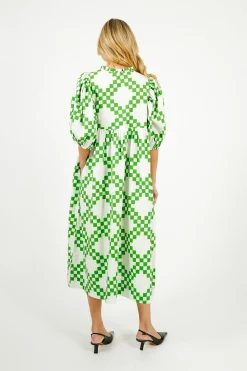 BONTE Briony Dress in Apple Green