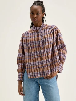 BR Claudia Check Blouse