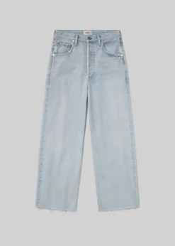 COH Ayla Raw Hem Crop in Sailor