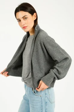 C-RUSH Toto Zip Jacket in Anthracite