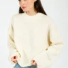 DAY Felice Soft Lambswool Jumper in Ivory