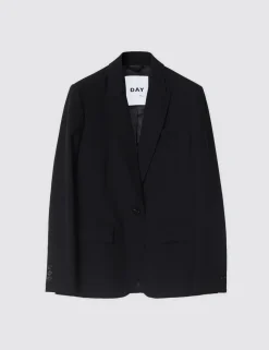 DAY Hector Classic Gabardine Blazer in Black