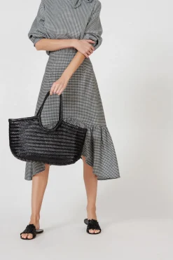 DD Nantucket Basket Bag in Black