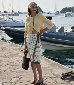 DOEN Penrose Cardigan in Lemon Chiffon