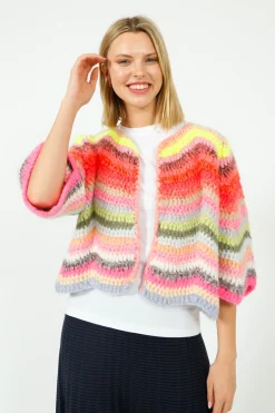Du0026D Ginza Cardigan in Bold Multi