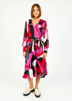 DVF Abel Dress in Tendu Huge