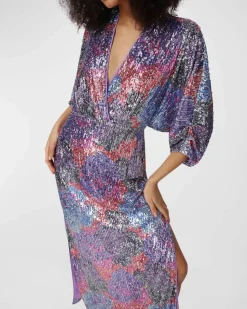 DVF Jessel Dress in Rose Blue