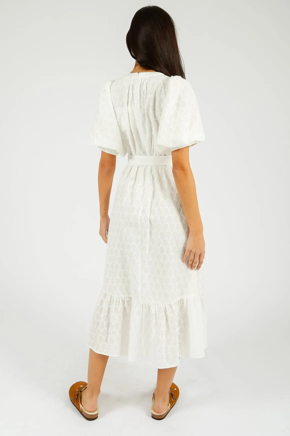 DVF Polina Dress in Ivory