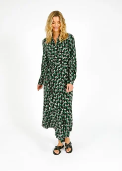 DVF Tori Dress in Chains Spots Black