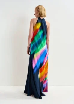 EA Halinki Knot Maxi Dress in Dark Sapphire