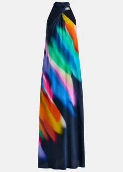 EA Halinki Knot Maxi Dress in Dark Sapphire