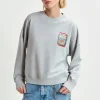 EA Hallumettes Embroidered Sweat in Nimbus Cloud