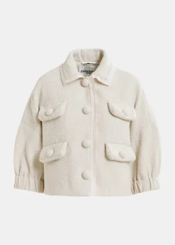 EA Hecks Cropped Jacket in Sour Cream