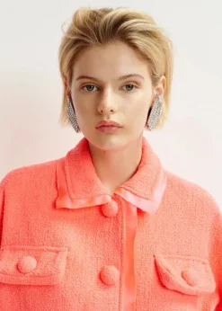 EA Hecks Cropped Jacket in Calypso Pink