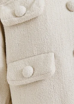 EA Hecks Cropped Jacket in Sour Cream