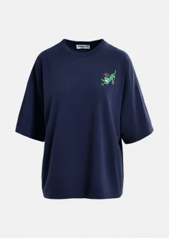 EA Hicecream Embroidered Tee in Dark Sapphire