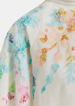 EA Hitrus Appliqued Top in Off White