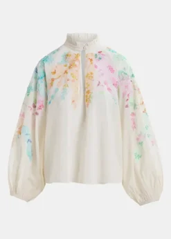 EA Hitrus Appliqued Top in Off White