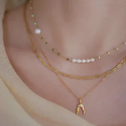 ENAMEL Lola Glory Necklace in Confident, Pearl