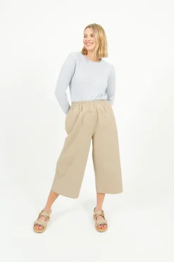 EP PT1601 Cropped Elastic Waist Cullottes