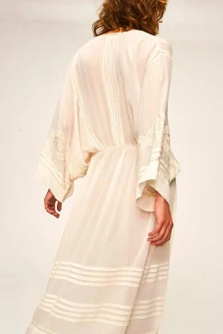 FAUNE Dahlia Dress in Oyster