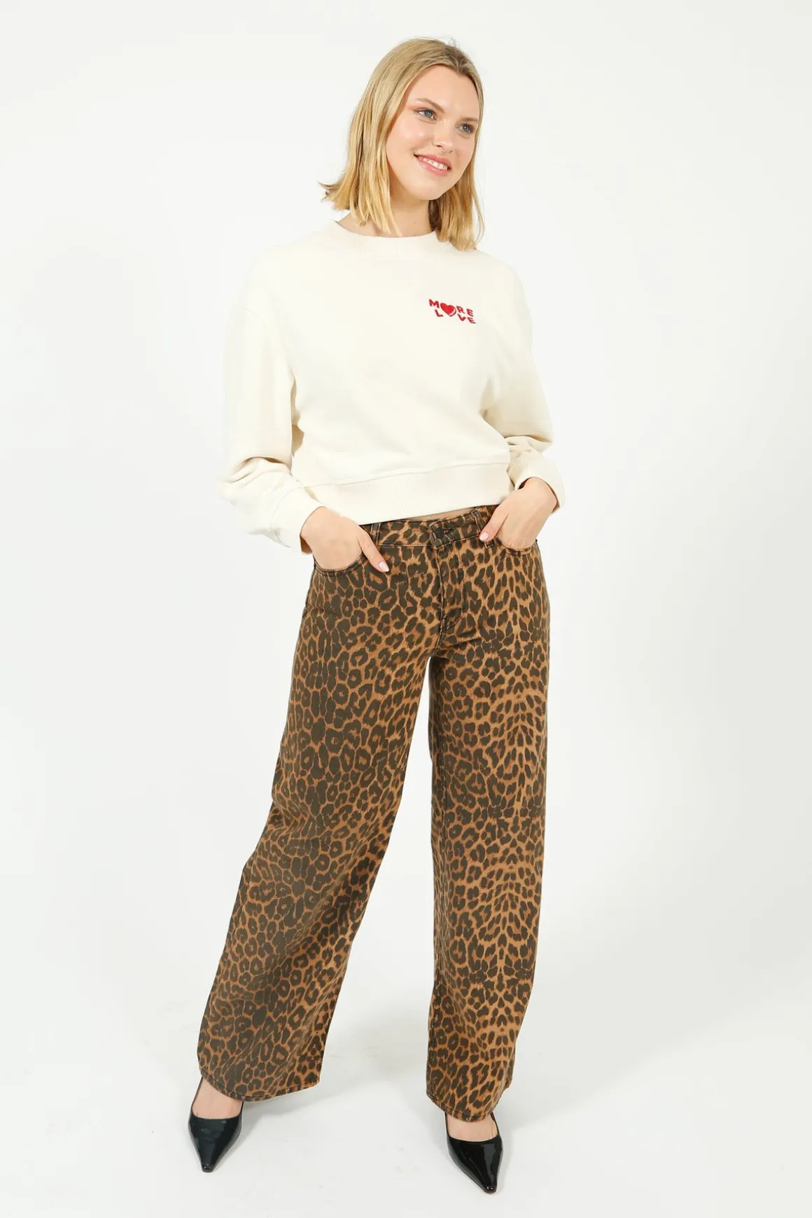 FIVE Joan Jeans in Leopard