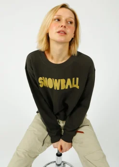 FWP Snowball Sweatshirt in Grey, Gold