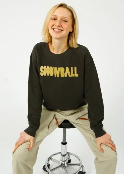 FWP Snowball Sweatshirt in Grey, Gold