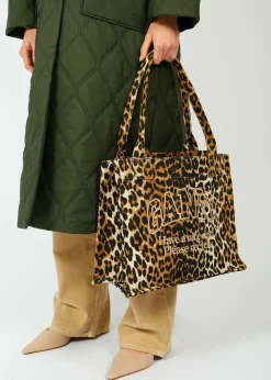 GANNI A5807 Large Easy Shopper in Leo