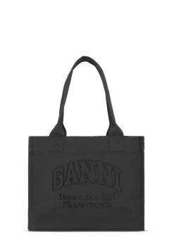 GANNI A5577 Large Easy Shopper in Phantom