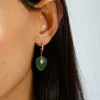 HANKA Single Earring in Green Quartz