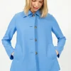 HW Short Loden Jacket in Azure