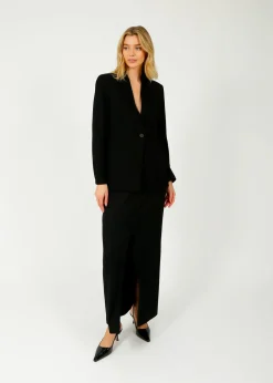 HW Superfine Merino Skirt in Black