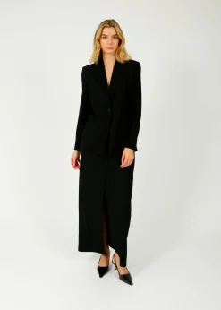 HW Superfine Merino Skirt in Black