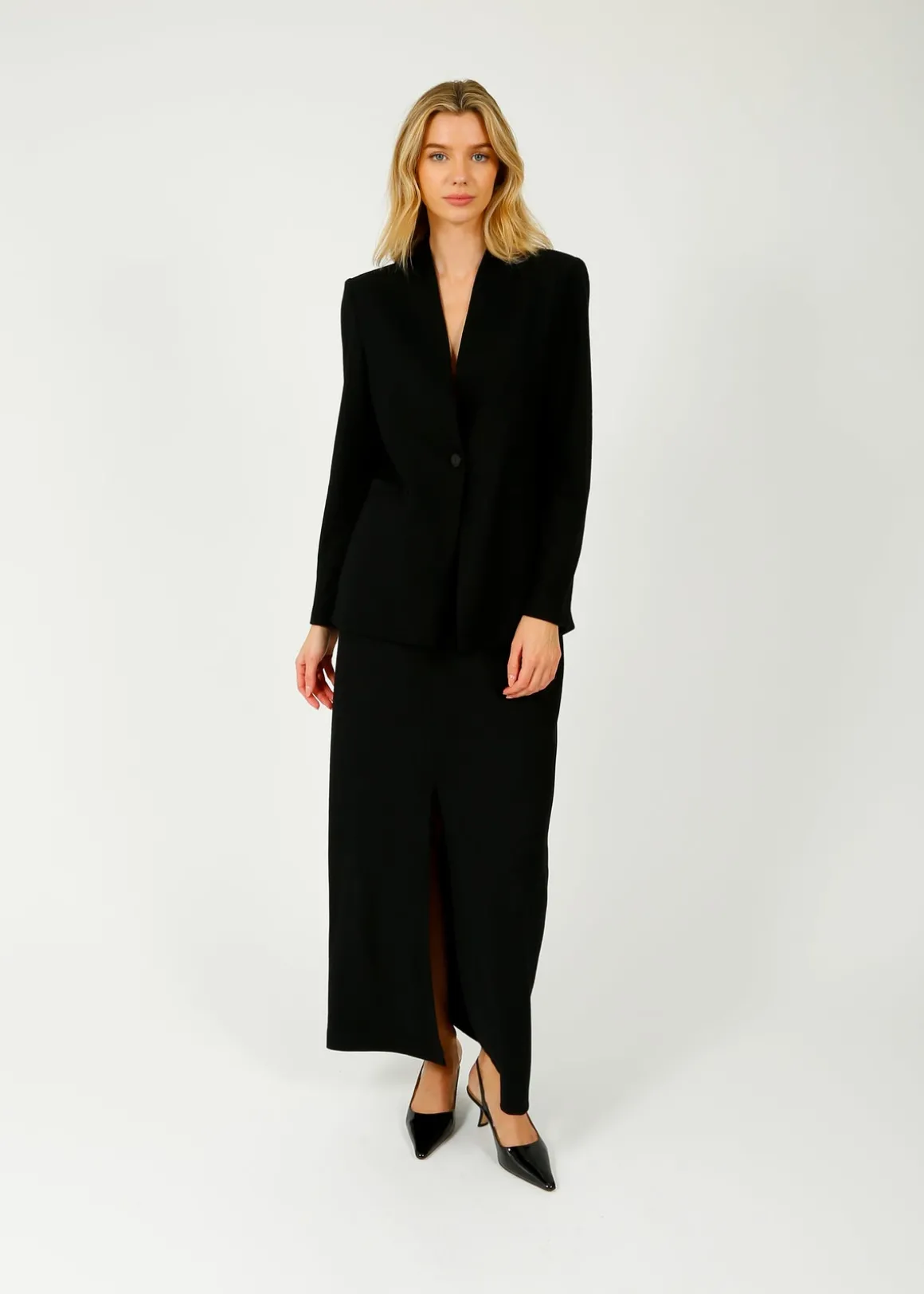 HW Superfine Merino Skirt in Black