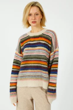 IM Drussel Knit in Multi Stripe