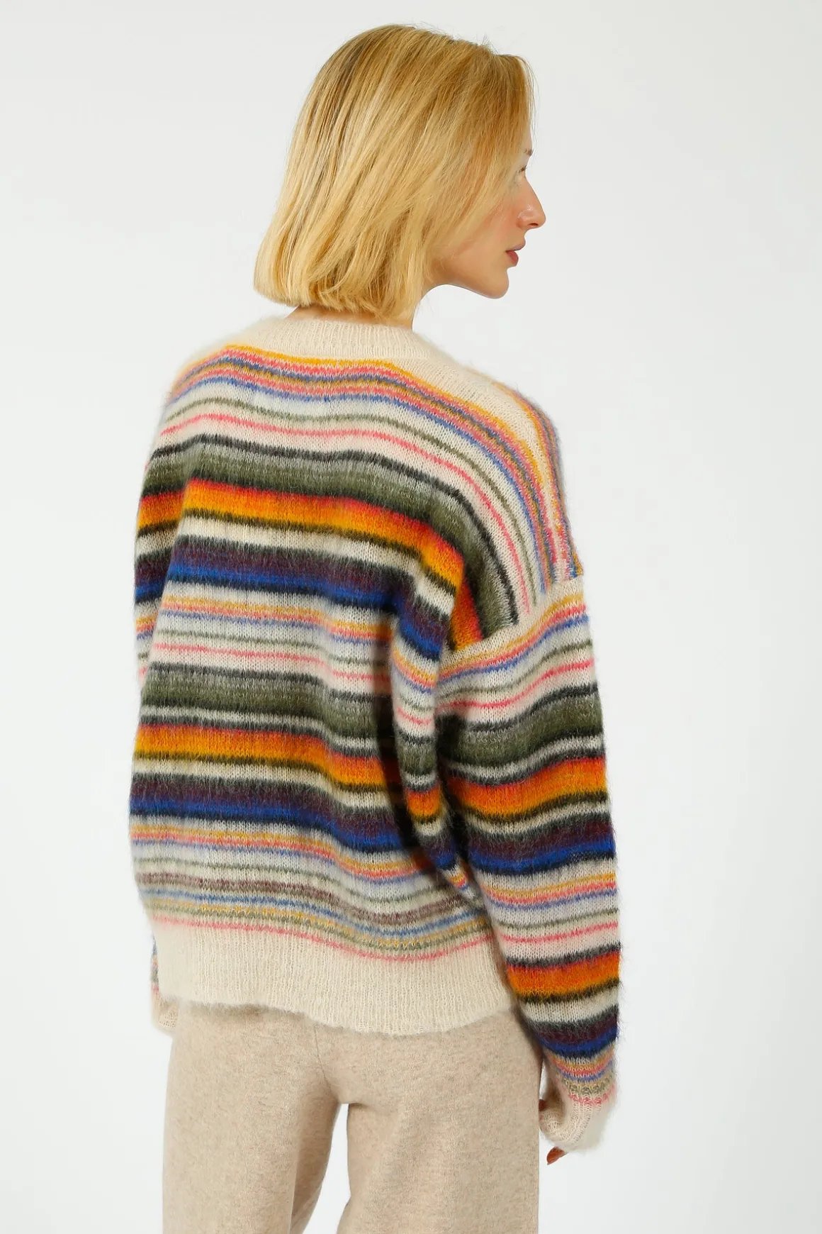 IM Drussel Knit in Multi Stripe